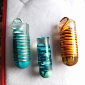 Stone energy pendants